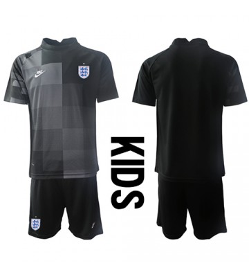 England Målvakt Hemmakläder Barn VM 2022 Kortärmad (+ Korta byxor)